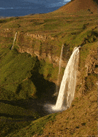 landscape waterfall GIF by Head Like an Orange