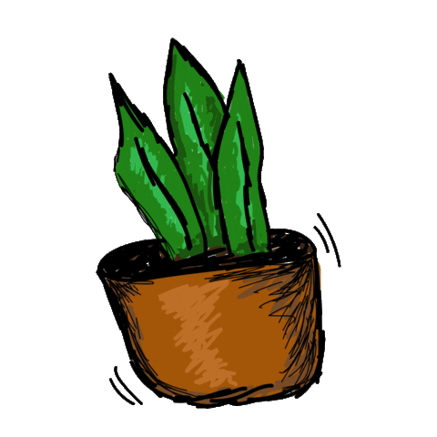 Plant Sticker by Mj dsgn