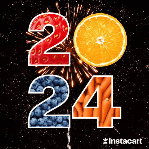 Celebrating Happy New Year GIF by Instacart