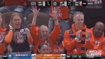 Fighting Illini Sport GIF by NCAA March Madness