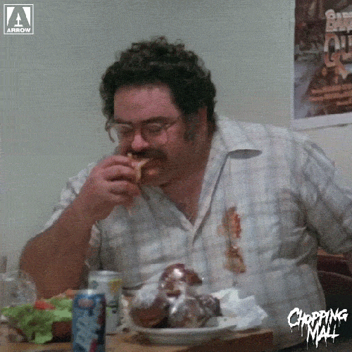 Hungry Chopping Mall GIF by Arrow Video