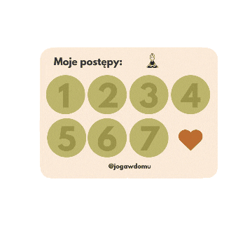 Joga w domu Sticker