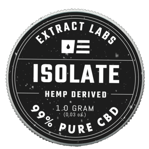 Cbd Isolate Sticker by Extract Labs