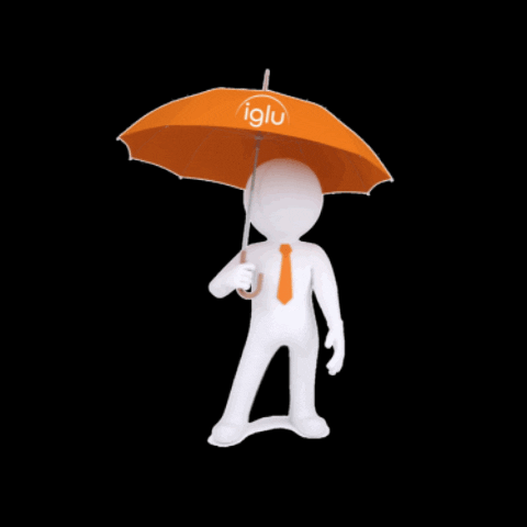 Logo Rain GIF by Iglu