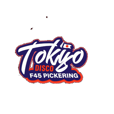 F45 Tokyo Disco Sticker by PickeringF45