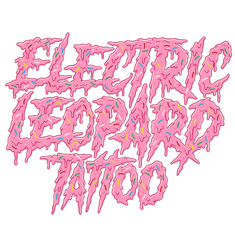 Electric Leopard Tattoo Sticker