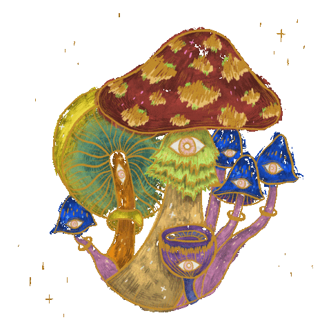 Mushroom Sticker
