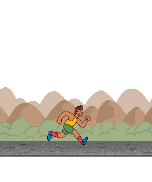 Run Running Sticker by OlympikusBR