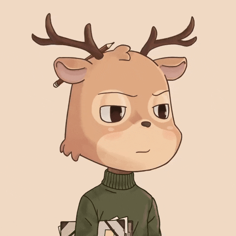 Academia Deer GIF