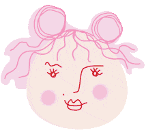 Yip Yips Girl Sticker by dasherzallerliebste