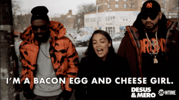 Bacon Egg And Cheese Showtime GIF by Desus & Mero