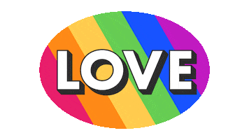Love Is Love Rainbow Sticker by TINDER