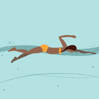 Summer Swimming GIF by Holly Pereira - Find & Share on GIPHY