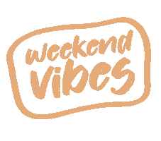Good Vibes Weekend Sticker by tupaidesign