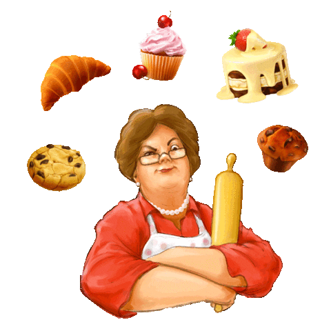 Bakery Patisserie Sticker by Nonna Anita