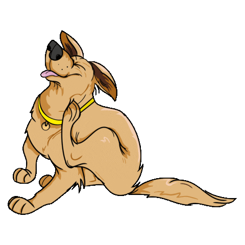 Dogs Bath Sticker by Pokan México