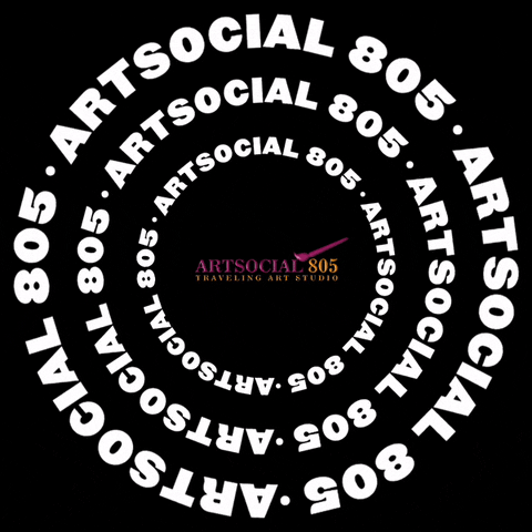 artsocial805 art trippy black and white wine GIF