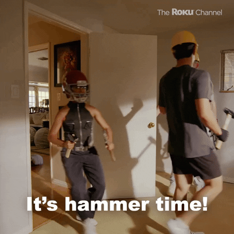 Season 1 Its Hammer Time GIF by The Roku Channel