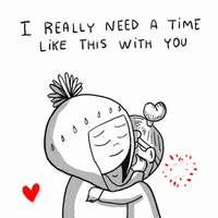 I Love You Hug GIF by RainToMe
