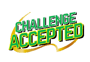 Challenge Accepted Sticker by MILO Chile