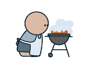 Fathers Day Bbq Sticker