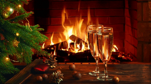 Christmas fireplace gif - find & share on giphy