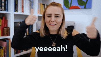Happy Lets Go GIF by HannahWitton