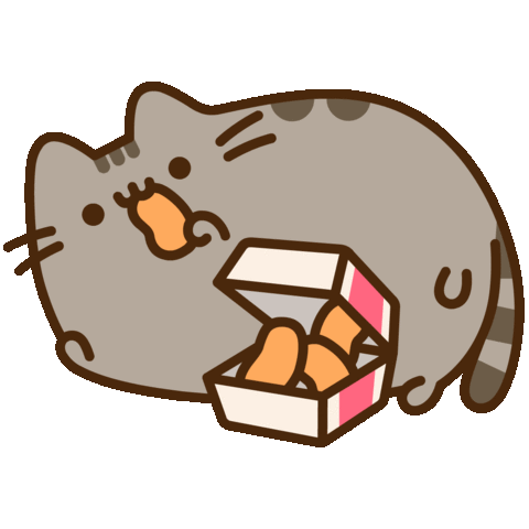 Take Out Fast Food Sticker by Pusheen for iOS & Android | GIPHY