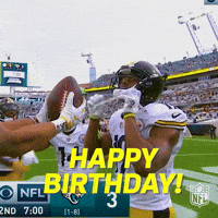 Happy Birthday Football Gif By Nfl Find Share On Giphy