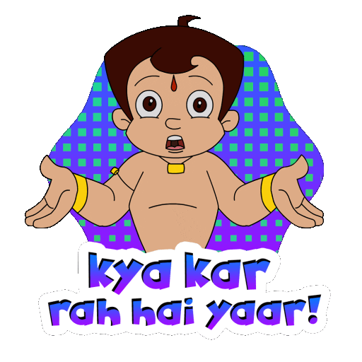 Happy Happyvibes Sticker by Chhota Bheem