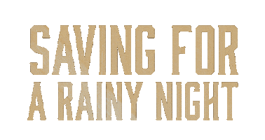 Saving For A Rainy Night Sticker by Walker Montgomery