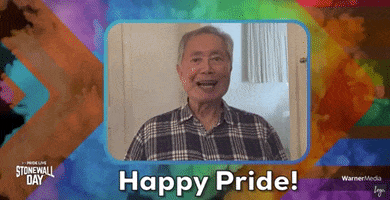George Takei Rainbow GIF by Stonewall Day