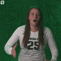 Go Green GIF by Michigan State Athletics