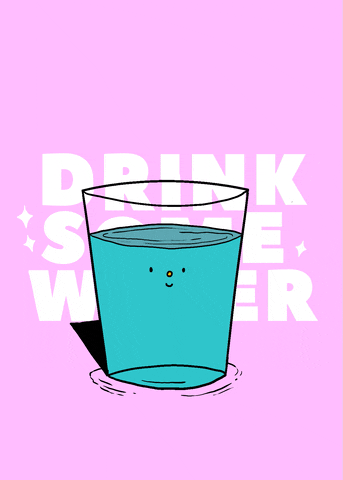Drink Water Drinking GIF by The Good Type Co