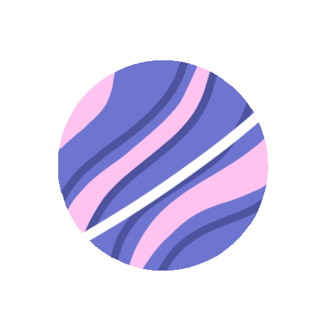 Space Planet Sticker by Léa Binda