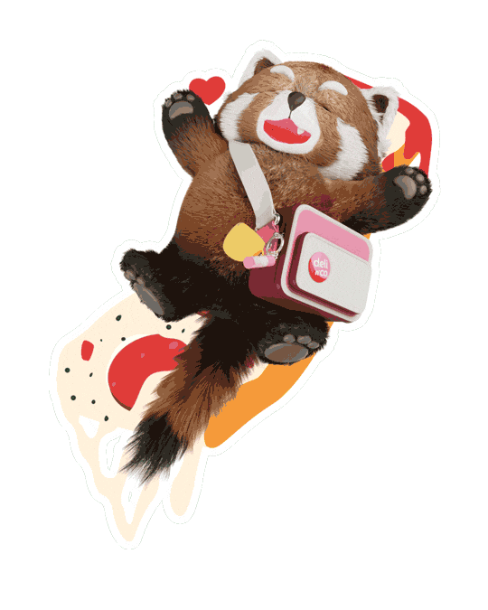 Tanuki Sticker by DeliandCo