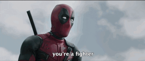 Deadpool Hand Heart Gif
