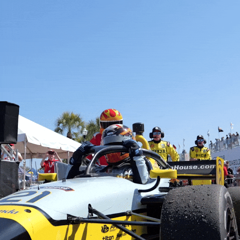 Excited First Place GIF by INDYCAR