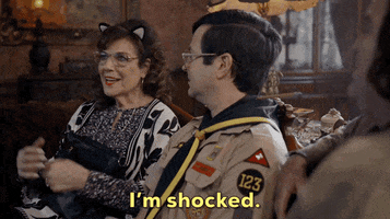 Shocked Caroline Aaron GIF by CBS