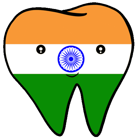 India Smile Sticker