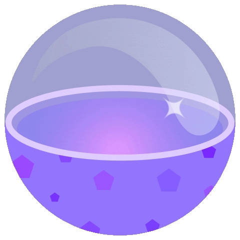 Ball Sparkle Sticker by Highrise