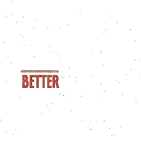 Better With Coffee Sticker by Amity Coffee Co