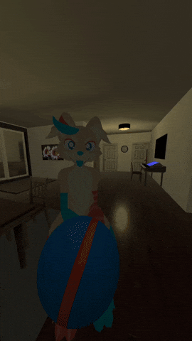 Femboy Running GIF