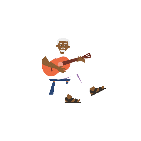 Guitar Bahia Sticker