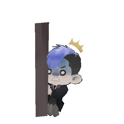 Scared Sticker