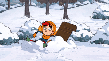 Rolling Snow Falling GIF by Nickelodeon
