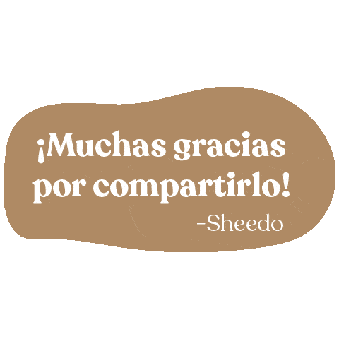Gracias Compartir Sticker by Sheedo Life