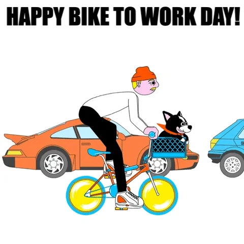 Bicycle Bike To Work Day GIF