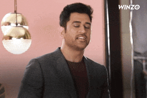 Not Funny Dhoni GIF by WinZO Games