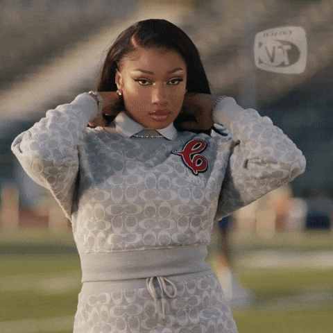 Megan Thee Stallion Hair Flip GIF by Coach